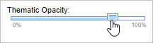 The Thematic Opacity slider