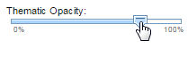 The Thematic Opacity slider